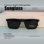 LUMIN premium polarized men's sunglass MAYBACH Black