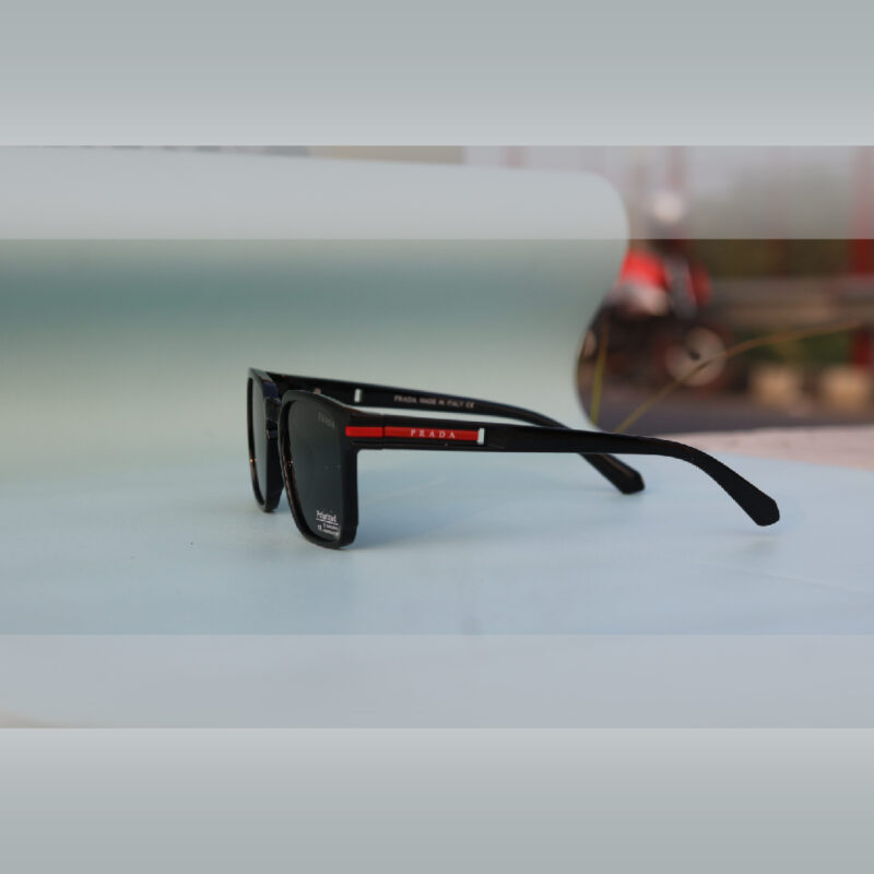 LUMIN premium polarized men's sunglass PARADA Black