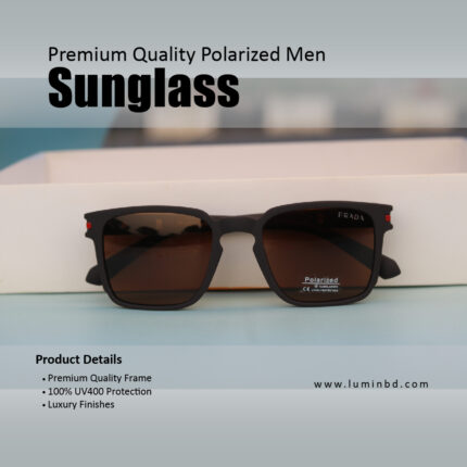 LUMIN premium polarized men's sunglass PARADA Brown