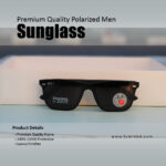 LUMIN premium polarized men's sunglass RAY BAN Black